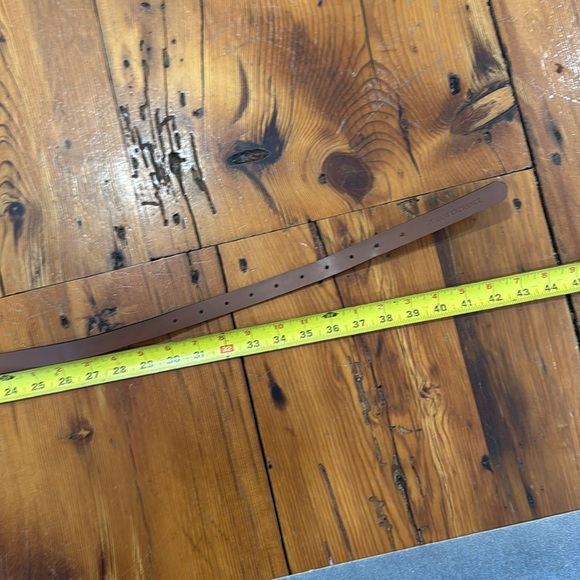 Armani Exchange brown and blue reversible belt with gold hardware belt - Picture 6 of 6